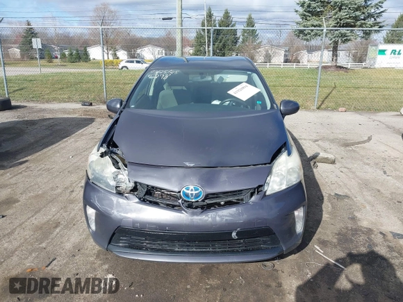 2012 Toyota Prius One with VIN JTDKN3DU6C5476298, listed as a IAAI auction lot 41920894 with 205,430 mi miles. Bid and sale history available at carsss.com. Image 12.