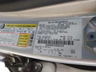 2016 Ford Fusion Titanium Hybrid with VIN 3FA6P0RU7GR364573, listed as a IAAI auction lot 41298298 with 189,900 mi miles. Bid and sale history available at carsss.com. Image 9.