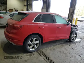 2020 Audi Q3 Premium with VIN WA1AECF34L1032807, listed as a Copart auction lot 70575942 with 52,473 mi miles. Bid and sale history available at carsss.com. Image 3.