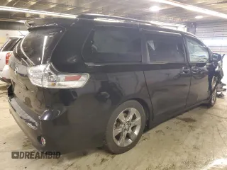2011 Toyota Sienna SE with VIN 5TDXK3DC5BS115806, listed as a Copart auction lot 41824695 with 214,144 mi miles and Salvage Title. Bid and sale history available at carsss.com. Image 3.