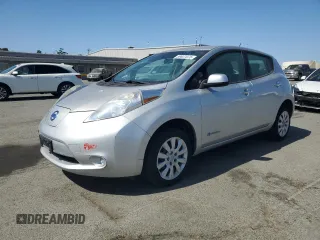2016 Nissan LEAF S with VIN 1N4AZ0CPXGC305913, listed as a Copart auction lot 59637075 with 35,891 mi miles and Salvage title. Bid and sale history available at DreamBid. Image 1.