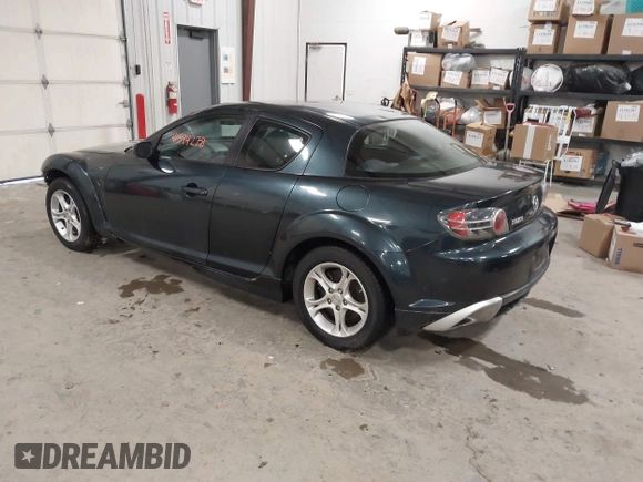 2004 Mazda RX-8 with VIN JM1FE17N840117818, listed as a IAAI auction lot 41594278 with 112,392 mi miles. Bid and sale history available at carsss.com. Image 3.