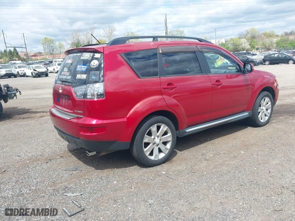 2011 Mitsubishi Outlander SE with VIN JA4AS3AW8BU008159, listed as a IAAI auction lot 42059678 with 106,690 mi miles. Bid and sale history available at carsss.com. Image 4.