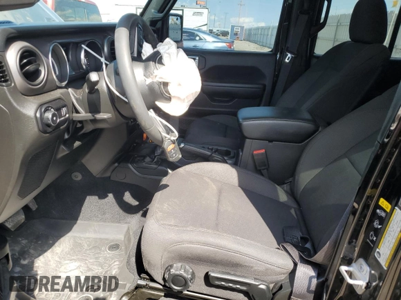 2023 Jeep Wrangler Willys with VIN 1C4HJXDG6PW663824, listed as a Copart auction lot 57761905 with 15,040 mi miles and Salvage title. Bid and sale history available at DreamBid. Image 7.