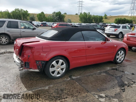 2004 Audi A4 3.0L with VIN WAUAT48H04K002500, listed as a Copart auction lot 67114134 with 128,778 mi miles and Salvage Title. Bid and sale history available at carsss.com. Image 3.