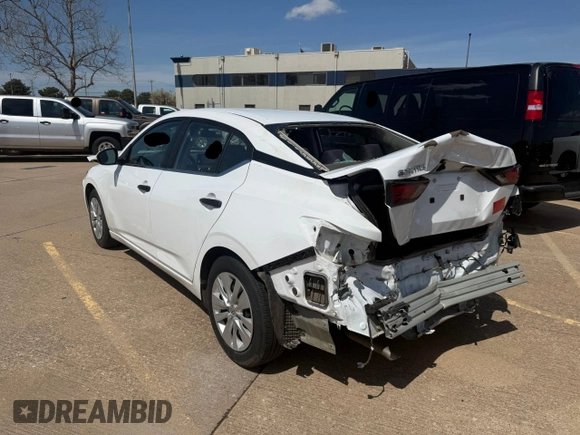 2024 Nissan Sentra S with VIN 3N1AB8BV0RY305185, listed as a Copart auction lot 51140505 with 21,261 mi miles and Clean Title. Bid and sale history available at carsss.com. Image 3.
