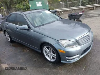 2012 Mercedes-Benz C-Class C 300 Sport with VIN WDDGF8BB3CR207613, listed as a IAAI auction lot 41797606 with 126,612 mi miles. Bid and sale history available at carsss.com. Image 1.