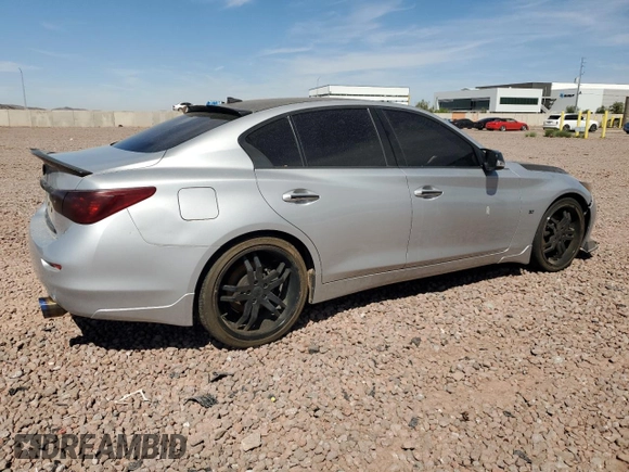 2014 Infiniti Q50 Sport with VIN JN1BV7AP8EM684880, listed as a Copart auction lot 53920175 with 104,519 mi miles and Clean title. Bid and sale history available at DreamBid. Image 3.