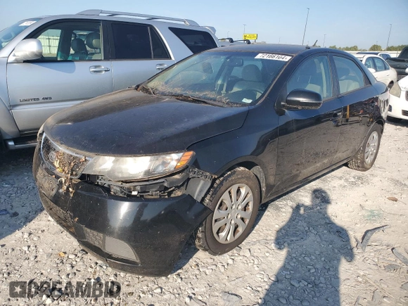 2012 Kia Forte EX with VIN KNAFU4A23C5467973, listed as a Copart auction lot 72166104 with 190,449 mi miles and Clean Title. Bid and sale history available at carsss.com. Image 1.