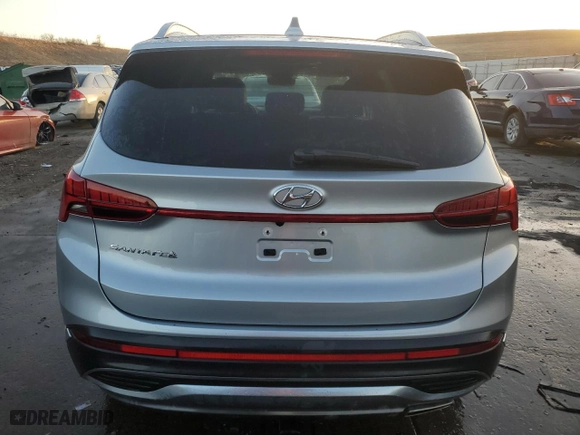 2022 Hyundai Santa Fe SEL with VIN 5NMS34AJ4NH471218, listed as a Copart auction lot 44009305 with 76,675 mi miles and Salvage Title. Bid and sale history available at carsss.com. Image 6.