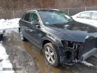 2015 Audi Q3 2.0T Premium Plus with VIN WA1EFCFS5FR008723, listed as a IAAI auction lot 41472323 with 112,709 mi miles. Bid and sale history available at carsss.com. Image 1.