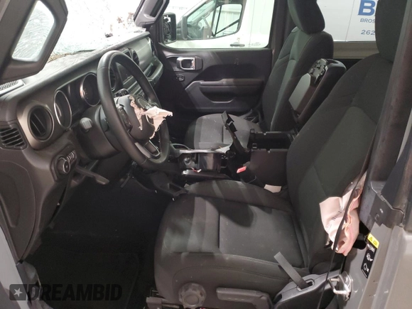 2020 Jeep Wrangler Sport S с VIN 1C4GJXAG8LW203798, выставлен на аукционе Copart как лот 52531615 с пробегом Не указан миль и Списание • Salvage title. История ставок и продаж доступна на DreamBid. Изображение 7.