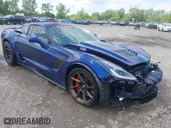 2018 Chevrolet Corvette Z06 3LZ with VIN 1G1YT2D60J5600521, listed as a IAAI auction lot 42365239 with 33,258 mi miles and . Bid and sale history available at DreamBid. Image 1.
