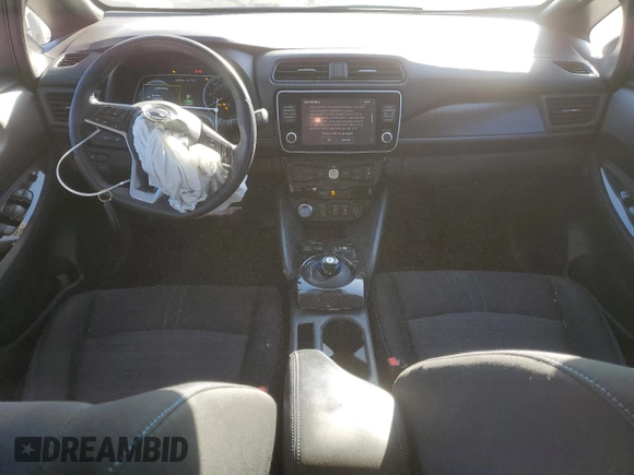 2021 Nissan LEAF SV Plus with VIN 1N4BZ1CV9MC553672, listed as a Copart auction lot 88032865 with 43,417 mi miles and Salvage title. Bid and sale history available at DreamBid. Image 8.