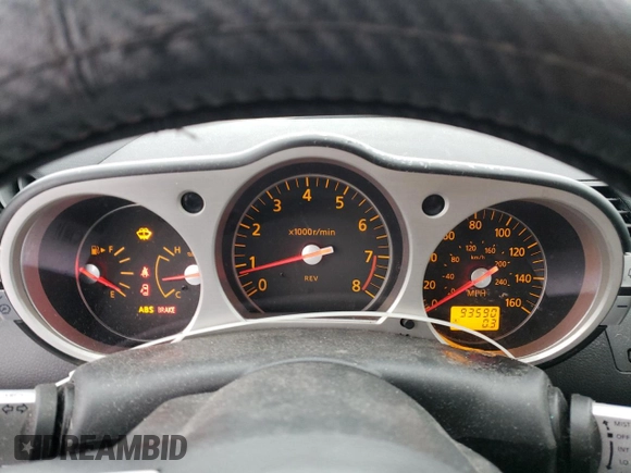 2006 Nissan 350Z Touring with VIN JN1AZ34D76M330778, listed as a Copart auction lot 82560514 with 93,590 mi miles and Salvage Title. Bid and sale history available at carsss.com. Image 9.