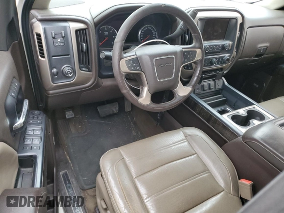 2014 GMC Sierra 1500 Denali z VIN 3GTP1WEC3EG323320, wystawiony jako Copart lot #81966444 z przebiegiem Nie podano mil oraz Szkoda całkowita • Salvage title. Historia ofert i sprzedaży dostępna na DreamBid. Obrazek 8.