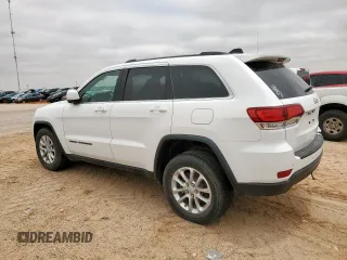 2021 Jeep Grand Cherokee Laredo X with VIN 1C4RJEAG0MC813825, listed as a Copart auction lot 59191185 with 65,888 mi miles and Salvage title. Bid and sale history available at DreamBid. Image 2.