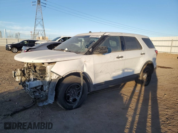 2016 Ford Utility Police Interceptor with VIN 1FM5K8AR8GGB65240, listed as a Copart auction lot 82222384 with 0 mi miles and Clean Title. Bid and sale history available at carsss.com. Image 1.