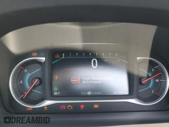2022 Honda Pilot Elite with VIN 5FNYF6H08NB059590, listed as a Copart auction lot 57460235 with 67,593 mi miles and Salvage title. Bid and sale history available at DreamBid. Image 9.