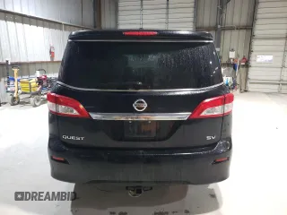 2013 Nissan Quest LE with VIN JN8AE2KP5D9063886, listed as a Copart auction lot 43805805 with 187,942 mi miles and Clean title. Bid and sale history available at DreamBid. Image 6.
