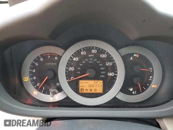 2008 Toyota RAV4 with VIN JTMBK33V586038585, listed as a Copart auction lot 50763695 with 150,771 mi miles and Clean Title. Bid and sale history available at carsss.com. Image 9.