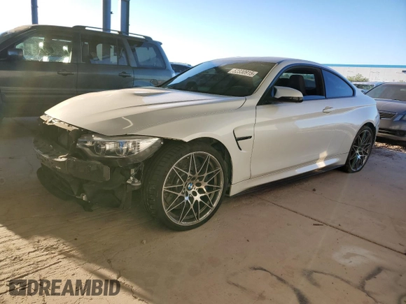 2017 BMW M4 with VIN WBS3R9C56HK709054, listed as a Copart auction lot 52330915 with 64,844 mi miles and Salvage title. Bid and sale history available at DreamBid. Image 1.