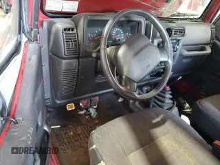 2001 Jeep Wrangler SE with VIN 1J4FA29P91P331908, listed as a Copart auction lot 55071675 with 142,004 mi miles and Salvage Title. Bid and sale history available at carsss.com. Image 8.