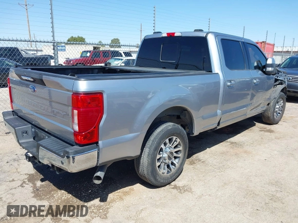 2022 Ford F-250 XL with VIN 1FT7W2A68NED53009, listed as a IAAI auction lot 41918950 with 21,699 mi miles and . Bid and sale history available at DreamBid. Image 4.