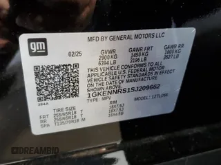 2025 GMC Acadia AWD Elevation z VIN 1GKENNRS1SJ209662, wystawiony jako Copart lot #57413655 z przebiegiem 2997 mil mil oraz Tytuł czysty. Historia ofert i sprzedaży dostępna na DreamBid. Obrazek 14.