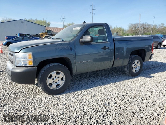 2009 Chevrolet Silverado 1500 Work Truck with VIN 1GCEC14X39Z177807, listed as a Copart auction lot 54479315 with 133,062 mi miles and Salvage Title. Bid and sale history available at DreamBid. Image 1.