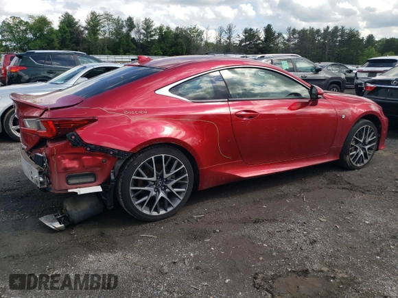 2017 Lexus RC 350 z VIN JTHSE5BC6H5008311, wystawiony jako Copart lot #56206615 z przebiegiem 69 289 mil mil oraz Szkoda całkowita • Salvage title. Historia ofert i sprzedaży dostępna na DreamBid. Obrazek 3.