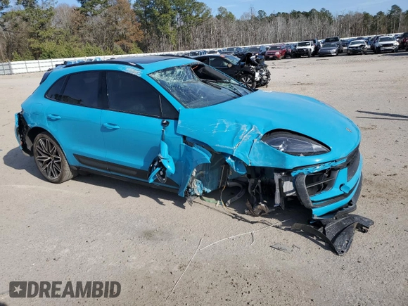2023 Porsche Macan S с VIN WP1AG2A50PLB35346, выставлен на аукционе Copart как лот 43214635 с пробегом 9 155 миль миль и Списание • Salvage title. История ставок и продаж доступна на DreamBid. Изображение 4.