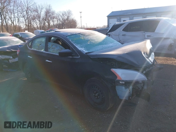 2013 Nissan Sentra S with VIN 3N1AB7AP7DL746878, listed as a IAAI auction lot 41805369 with Not Provided miles and . Bid and sale history available at DreamBid. Image 1.