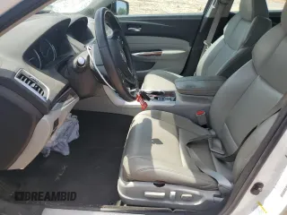 2015 Acura TLX V6 with VIN 19UUB2F37FA020825, listed as a Copart auction lot 56641335 with 213,871 mi miles and Salvage title. Bid and sale history available at DreamBid. Image 7.