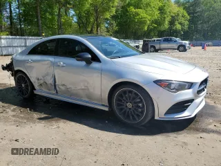 2023 Mercedes-Benz CLA 250 with VIN W1K5J4GB7PN330139, listed as a Copart auction lot 52972605 with 34,025 mi miles and Salvage Title. Bid and sale history available at DreamBid. Image 4.