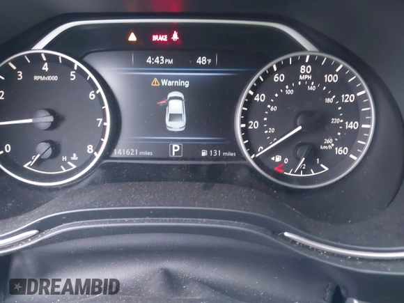 2017 Nissan Maxima SV with VIN 1N4AA6AP9HC383839, listed as a IAAI auction lot 41293915 with 141,621 mi miles and . Bid and sale history available at DreamBid. Image 7.
