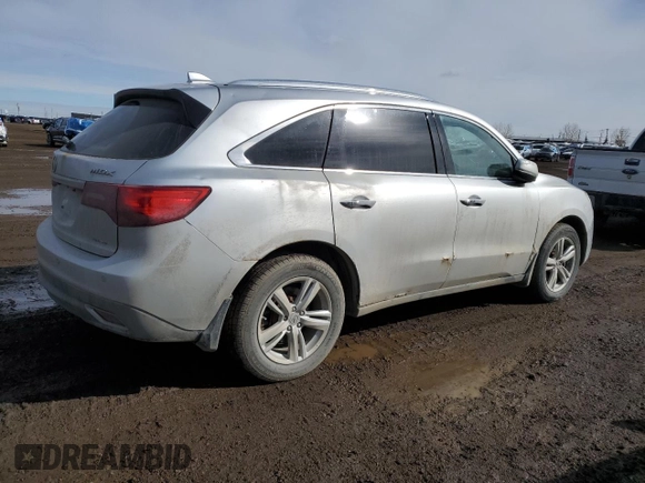 2015 Acura MDX Advance/Entertainment Pkg with VIN 5FRYD4H81FB503070, listed as a Copart auction lot 45485875 with 274,032 mi miles and Clean Title. Bid and sale history available at carsss.com. Image 3.