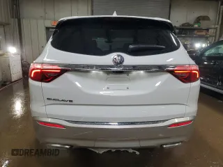 2022 Buick Enclave Essence with VIN 5GAERBKW3NJ169229, listed as a Copart auction lot 49452385 with 20,013 mi miles and Salvage Title. Bid and sale history available at carsss.com. Image 6.