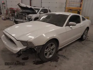 2013 Ford Mustang V6 with VIN 1ZVBP8AM0D5281131, listed as a IAAI auction lot 41447563 with 119,820 mi miles. Bid and sale history available at carsss.com. Image 18.