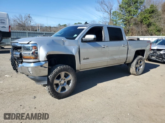 2017 Chevrolet Silverado 1500 LT with VIN 3GCUKREC3HG482604, listed as a Copart auction lot 46848455 with 155,525 mi miles and Salvage Title. Bid and sale history available at DreamBid. Image 1.