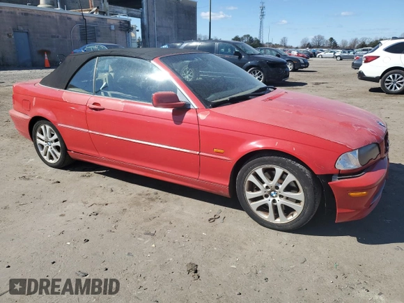 2002 BMW 3 Series 330Ci with VIN WBABS53422JU89428, listed as a Copart auction lot 47405845 with 127,895 mi miles and Salvage Title. Bid and sale history available at carsss.com. Image 4.