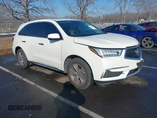 2019 Acura MDX with VIN 5J8YD4H32KL035848, listed as a IAAI auction lot 41334105 with 44,109 mi miles. Bid and sale history available at carsss.com. Image 1.