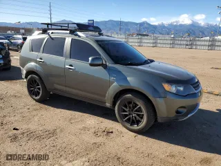 2008 Mitsubishi Outlander XLS with VIN JA4MT41X38Z008705, listed as a Copart auction lot 86807564 with 254,085 mi miles and Salvage Title. Bid and sale history available at carsss.com. Image 4.