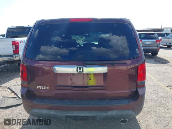 2013 Honda Pilot EX-L with VIN 5FNYF3H58DB032933, listed as a IAAI auction lot 42213061 with 166,496 mi miles and . Bid and sale history available at DreamBid. Image 16.
