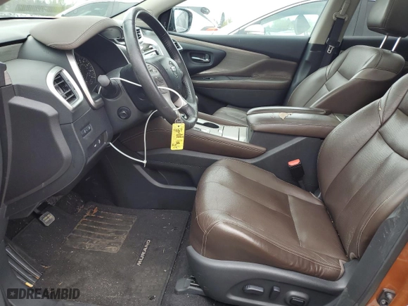 2015 Nissan Murano SL with VIN 5N1AZ2MH3FN235019, listed as a Copart auction lot 52046705 with 142,760 mi miles and Clean Title. Bid and sale history available at carsss.com. Image 7.