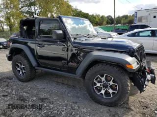 2023 Jeep Wrangler Rubicon with VIN 1C4HJXCGXPW545938, listed as a Copart auction lot 73939634 with 13,590 mi miles and Salvage title. Bid and sale history available at DreamBid. Image 4.