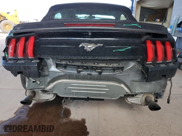 2018 Ford Mustang EcoBoost Premium with VIN 1FATP8UH9J5129484, listed as a Copart auction lot 71384364 with 100,685 mi miles and Salvage title. Bid and sale history available at DreamBid. Image 6.