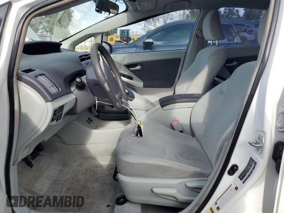 2010 Toyota Prius II with VIN JTDKN3DU5A0107250, listed as a Copart auction lot 56851835 with 264,349 mi miles and Salvage Title. Bid and sale history available at DreamBid. Image 7.