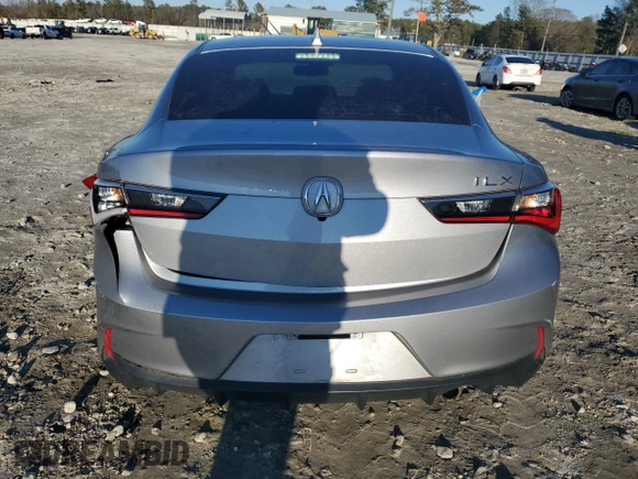 2020 Acura ILX w/Premium Pkg with VIN 19UDE2F71LA007509, listed as a Copart auction lot 89128485 with 74,294 mi miles and Salvage Title. Bid and sale history available at carsss.com. Image 6.