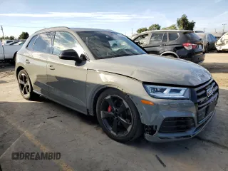 2020 Audi SQ5 Premium Plus with VIN WA1B4AFY9L2123802, listed as a Copart auction lot 79128594 with 25,133 mi miles and Salvage Title. Bid and sale history available at DreamBid. Image 4.